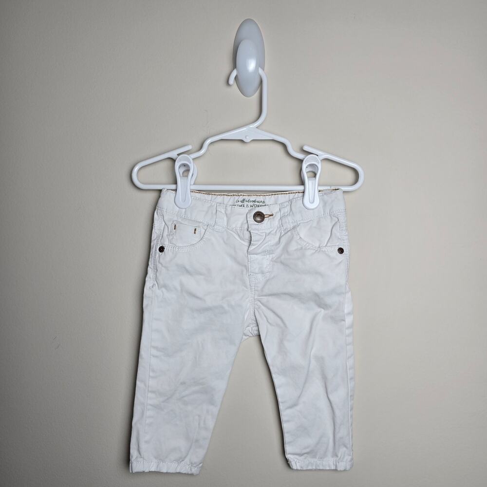 Zara Baby White Pants Size 3-6m